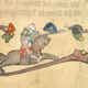 Imagen para el artículo titulado Hay un montón de pinturas medievales de caballeros luchando contra caracoles gigantes y nadie sabe bien por qué